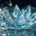 eine-kristallisierte-wasserblume-die-aus-dem-wellenwasser-hervorgeht
